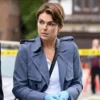 Coroner S04 Dr. Jenny Cooper Grey Belted Coat