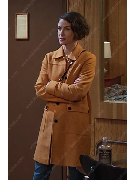 Days of Our Lives Linsey Godfrey Orange Coat