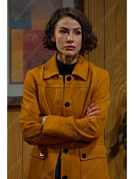 Days of Our Lives Sarah Horton Orange Coat