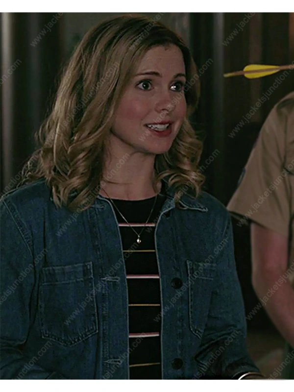 Ghosts S02 Rose McIver Blue Denim Jacket