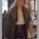 Ginny & Georgia Miller Gray Shearling Coat