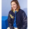 Going Varsity In Mariachi Blue Bomber Jacket