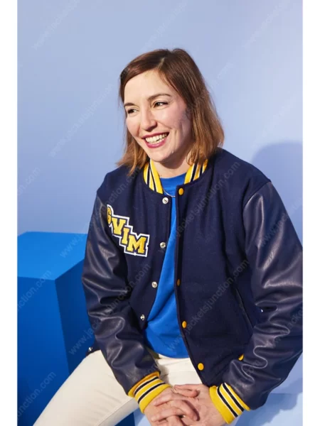 Going Varsity In Mariachi Blue Bomber Jacket