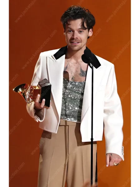 Buy Now Harry Styles 2023 Grammy White Jacket