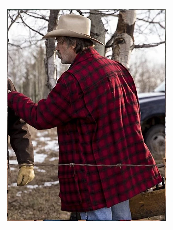 Heartland Shaun Johnston Red Plaid Jacket