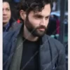 You S04 Penn Badgley Puffer Jacket