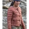 Malorie Hayes Pink Puffer Jacket