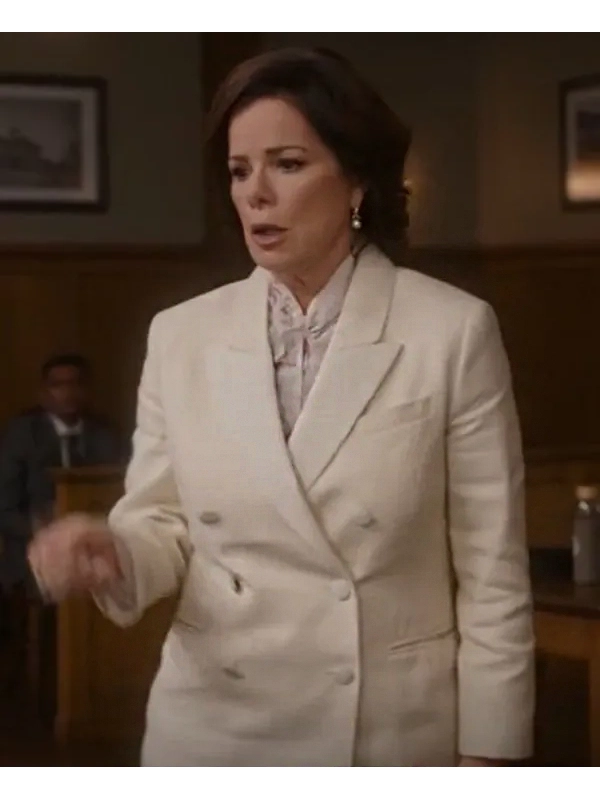 Marcia Gay Harden White Blazer