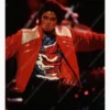 Michael Jackson Beat It Red Leather Jacket