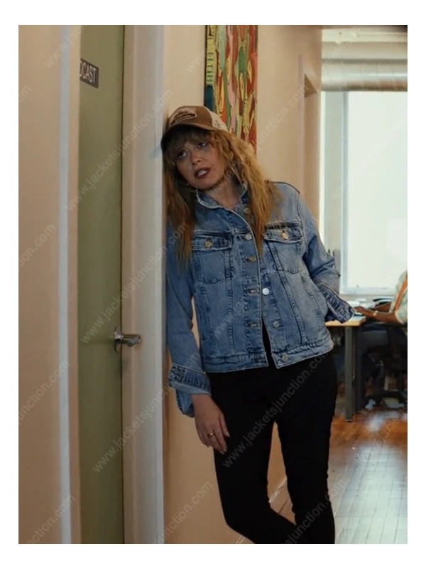 Natasha Lyonne Blue Denim Jacket