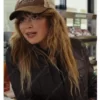 Poker Face Natasha Lyonne Leather Bomber Jacket