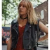 Poker Face Ruby Ruin Leather Vest