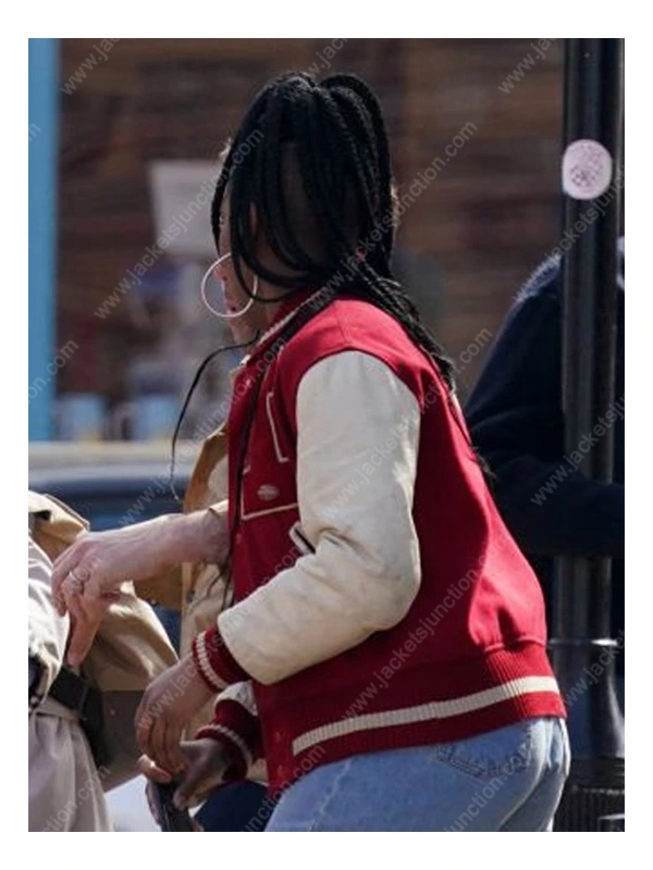 Rachel Adedeji Red Varsity Jacket