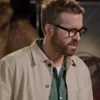 Ryan Reynolds Beige Cotton Jacket