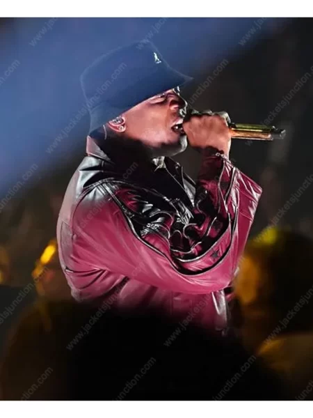 Grammys 2023 LL Cool J Maroon Jacket