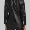 The Bold and the Beautiful Black Leather Blazer