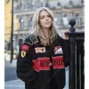 Unisex F1 Ferrari Black Bomber Jacket