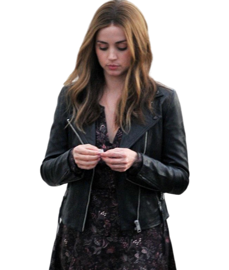 Ghosted 2023 Ana de Armas Leather Jacket