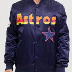 Astros Big Logo Satin Jacket