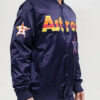 Astros Big Logo Satin Varsity Jacket