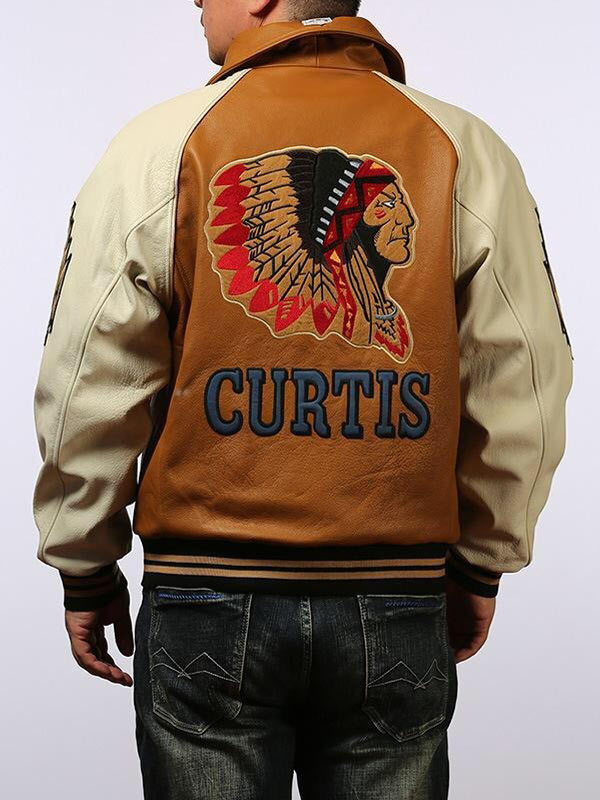 Big Chief Curtis Jacket | Curtis Leather Bomber Jacket