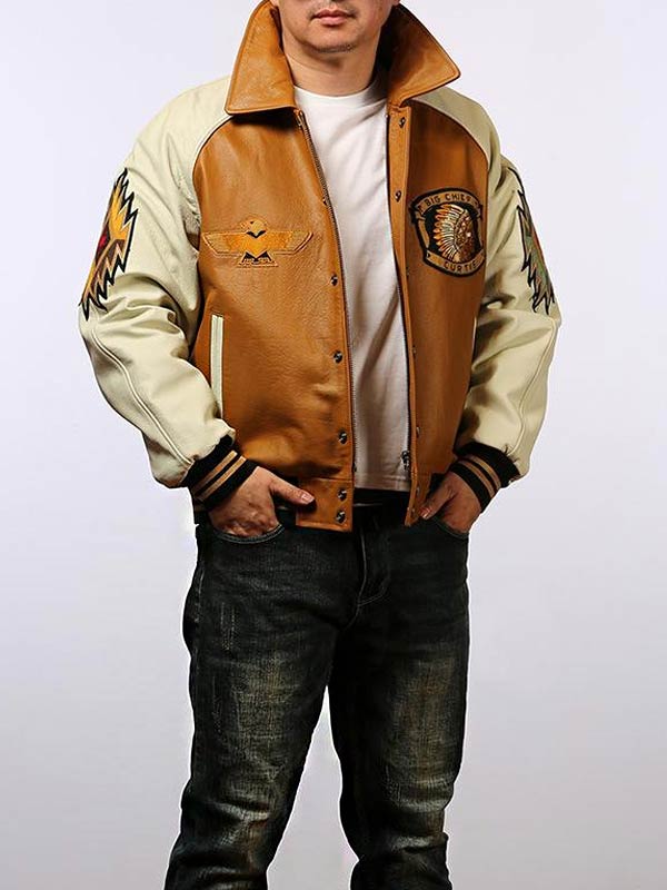 Big Chief Curtis Jacket | Curtis Leather Bomber Jacket