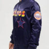 Big Logo Astros Satin Jacket