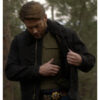 Big Sky S03 Jensen Ackles Black Fir Collar Jacket