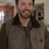 Chris Evans Ghosted 2023 Cole Grey Vest