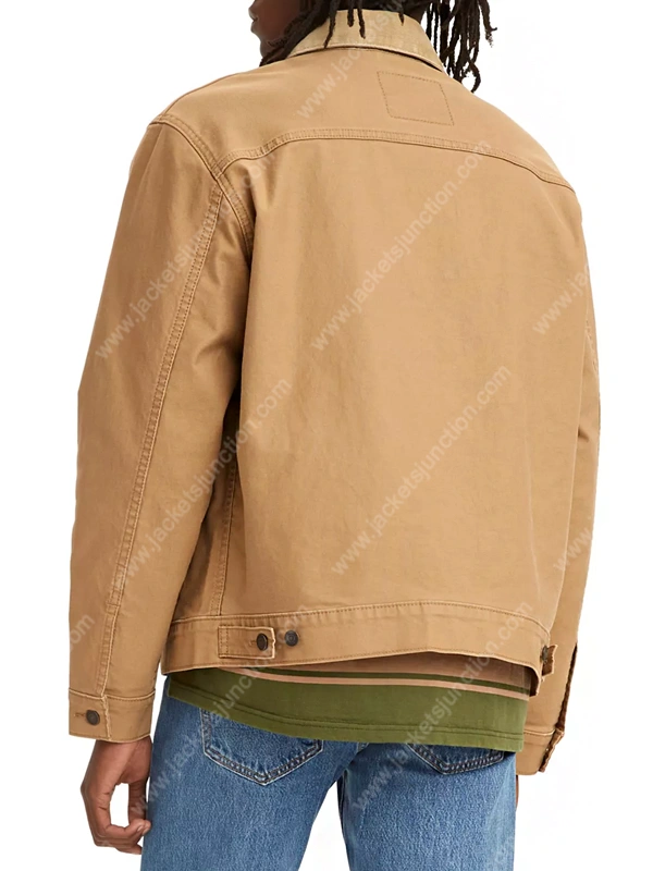 Da'Vinchi BMF Brown Trucker Jacket