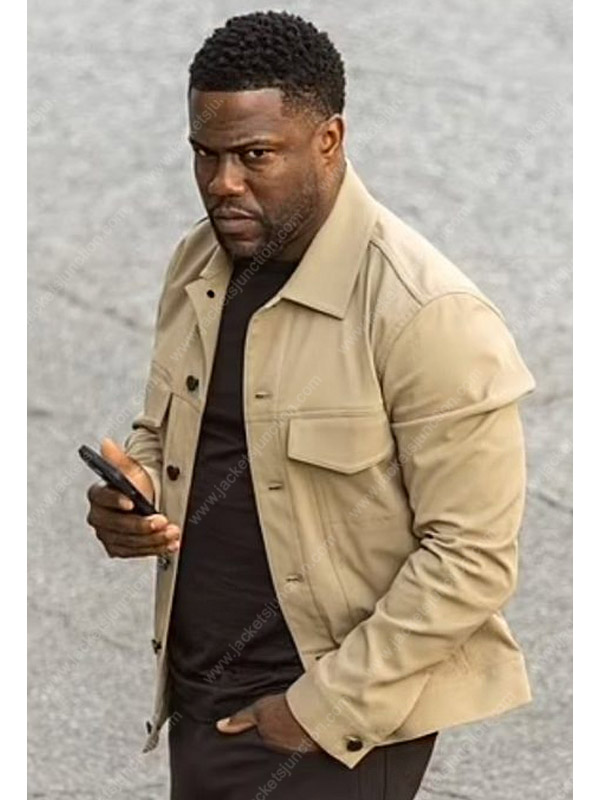 Die Hart 2 Kevin Hart Beige Cotton Jacket