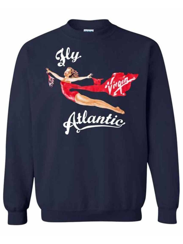 Fly Atlantic Princess Diana Blue Sweatshirt