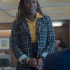 Good Trouble S05 Malika Williams Plaid Blazer