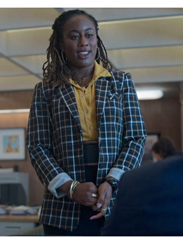 Good Trouble S05 Malika Williams Plaid Blazer