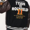 Headgear Tyson Vs Holyfield Black Leatterman Jacket