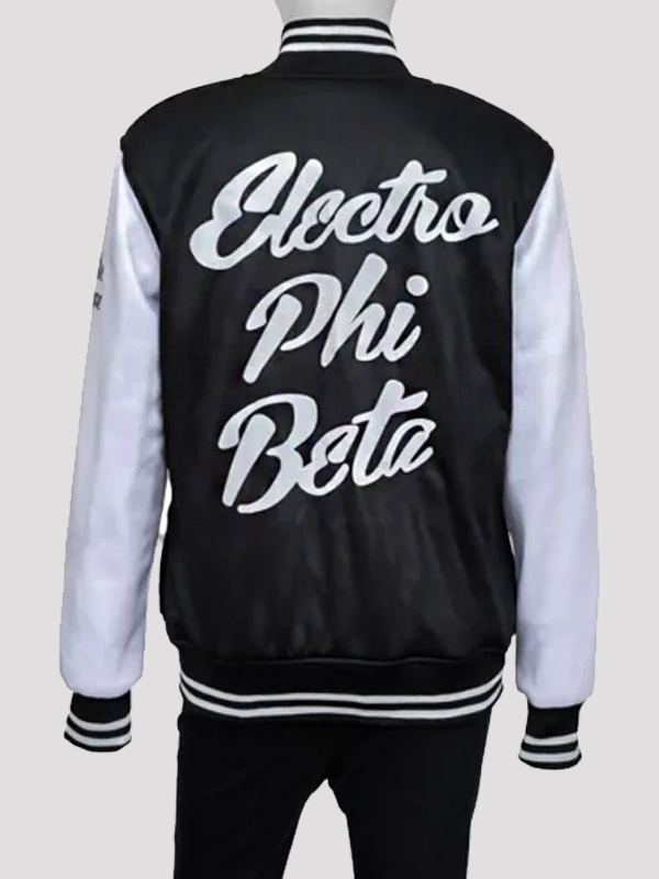 Janelle Monae Black & White Varsity Letterman Jacket