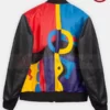 Pelle Pelle Picasso Plush Multicolor Bomber Jacket