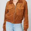 Poker Face Charlie Cale Brown Suede Jacket