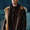 Power Book IV Tommy Egan Leather Shearling Coat