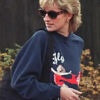 Princess Diana Fly Atlantic Blue Sweatshirt