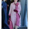 Rachel Brosnahan The Marvelous Mrs. Maisel S05 Pink Coat