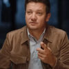 Rennervations 2023 Jeremy Renner Brown Suede Leather Jacket