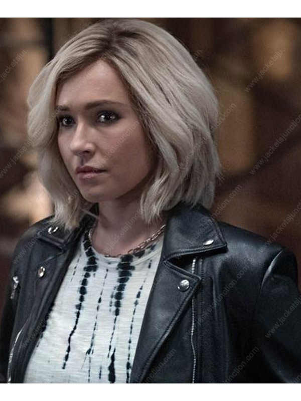 Scream 6 Hayden Panettiere Black Leather Jacket