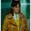 Sexify Paulina Malinowska Yellow Checked Coat