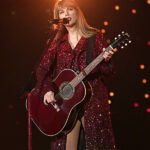 Taylor Swift The Eras Tour 2023 Red Sequin Coat