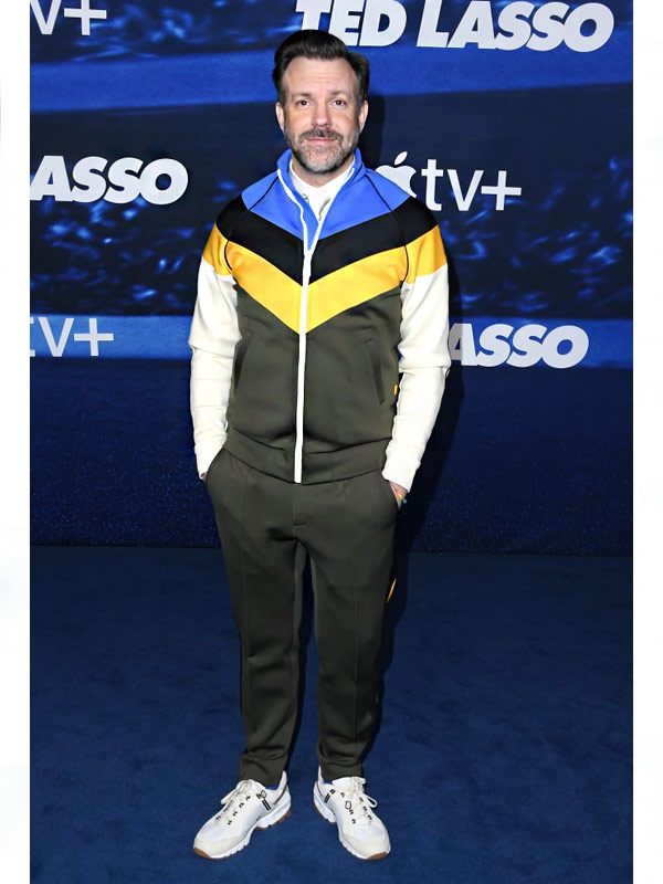 Ted Lasso Jason Sudeikis Premiere Green Tracksuit