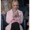 Ted Lasso S03 Juno Temple Pink Coat