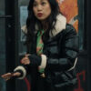 The Equalizer Liza Lapira Puffer Jacket