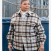 The Equalizer S03 Queen Latifah Checked Jacket