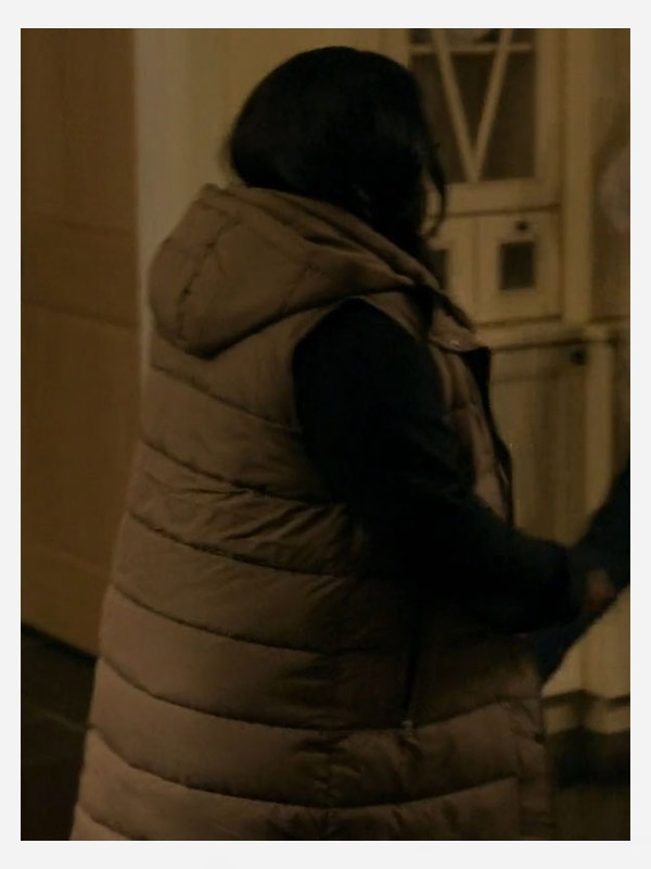 The Hillsdale Adoption Scam Keshia Knight Pulliam Brown Hooded Puffer Vest